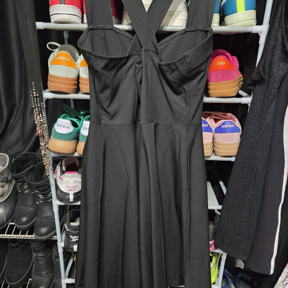 Sourpuss Black Dress. Size Large - Picture 4 of 5
